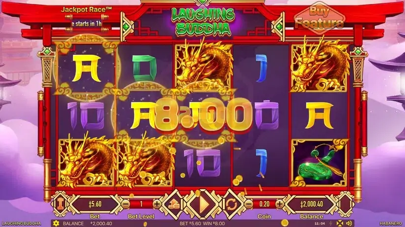 Laughing Buddha slot screenshot 3