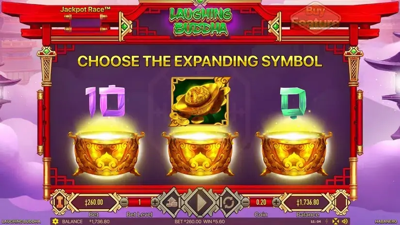 Laughing Buddha slot screenshot 5