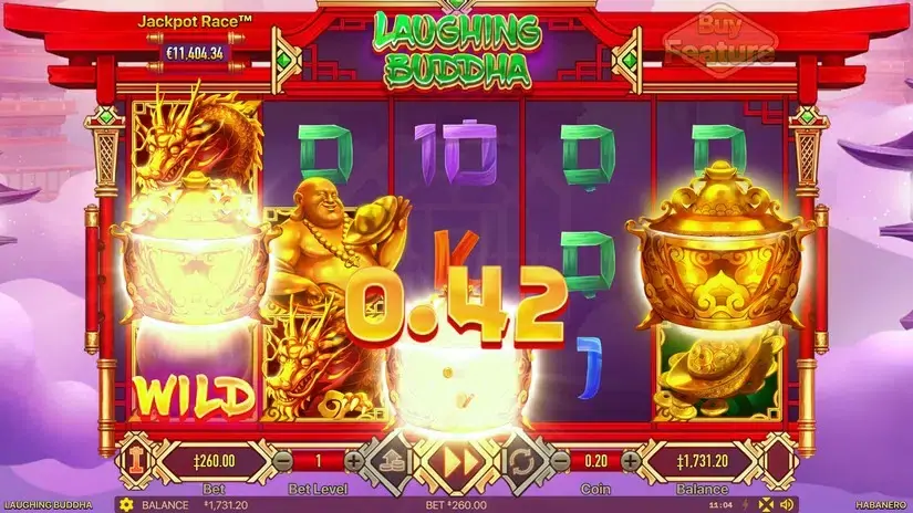 Laughing Buddha slot screenshot 4