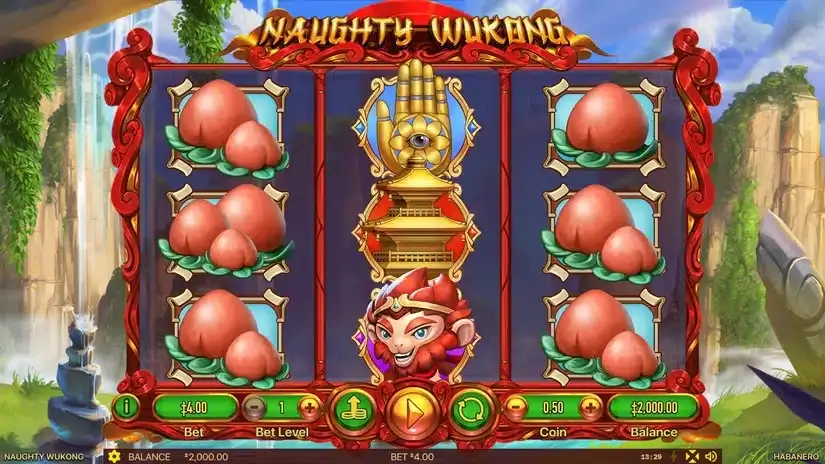 Naughty Wukong slot screenshot 