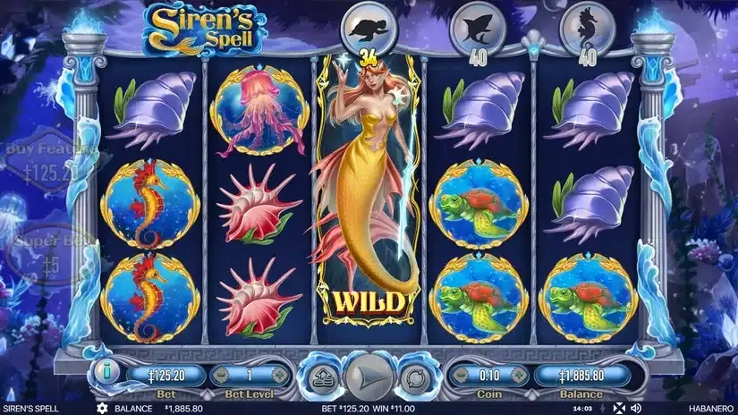 Siren’s Spell slot screenshot 3