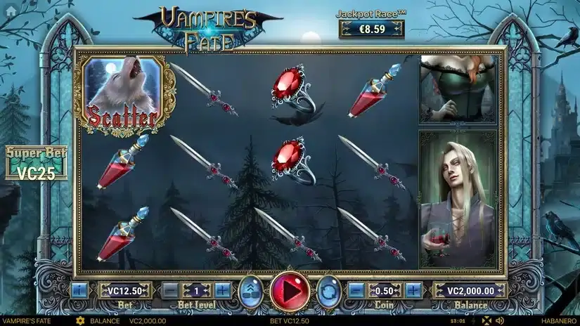 Vampire’s Fate slot screenshot 1
