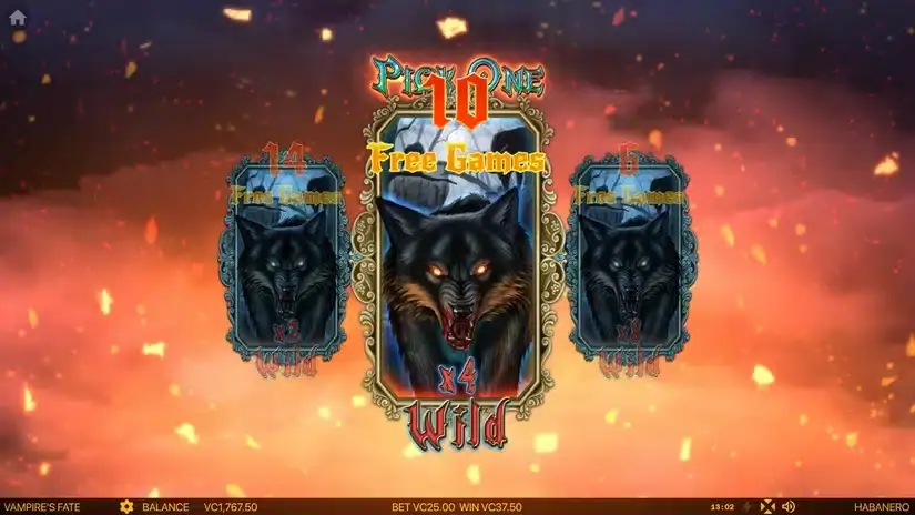 Vampire’s Fate slot screenshot 4