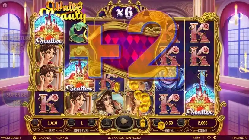 Waltz Beauty slot screenshot 