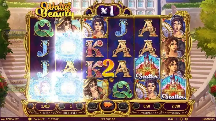 Waltz Beauty slot screenshot 2