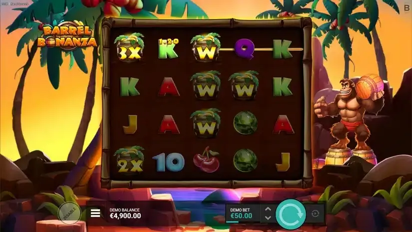 Barrel Bonanza slot screenshot 3