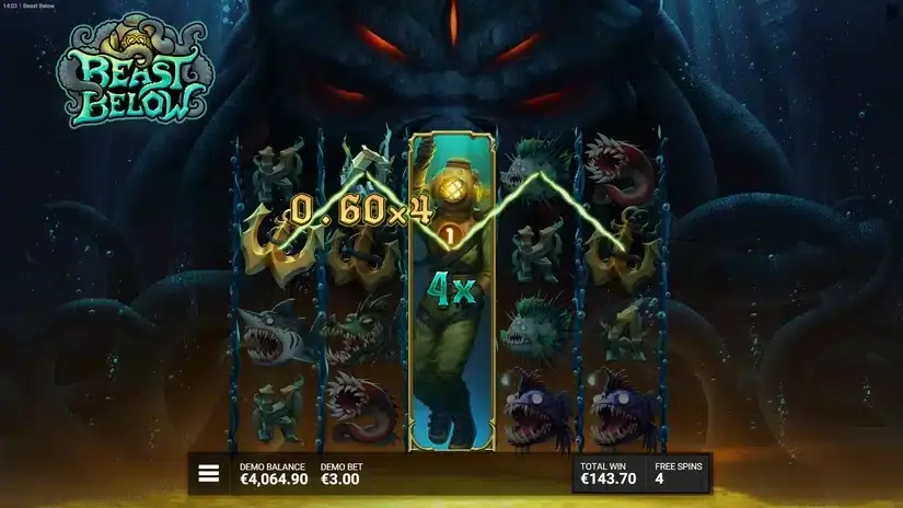 Beast Below slot screenshot 6