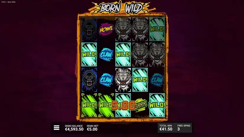 Born Wild slot screenshot 5
