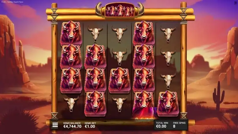 Buffalo Stack ‘n’ Sync slot screenshot 4