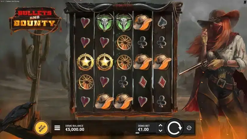 Bullets and Bounty slot screenshot 