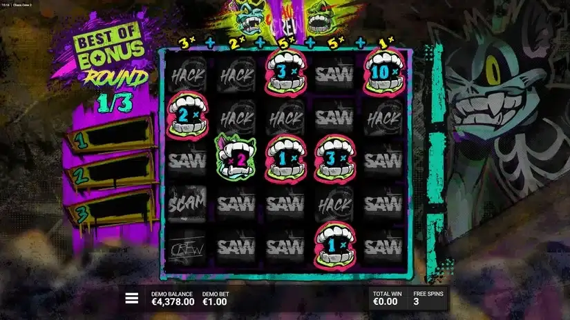 Chaos Crew 2 slot screenshot 5