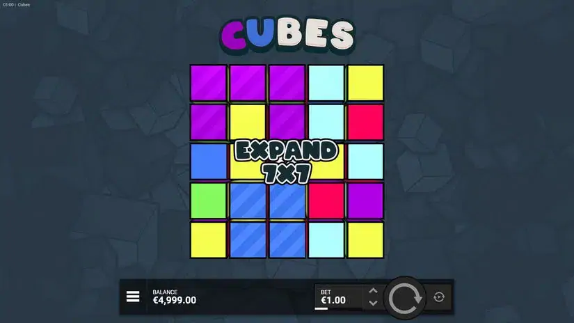 Cubes slot screenshot 2