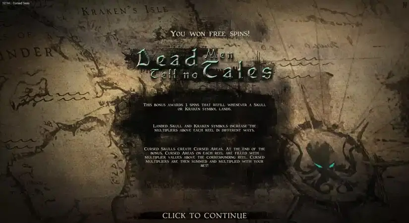 Cursed Seas slot screenshot 4