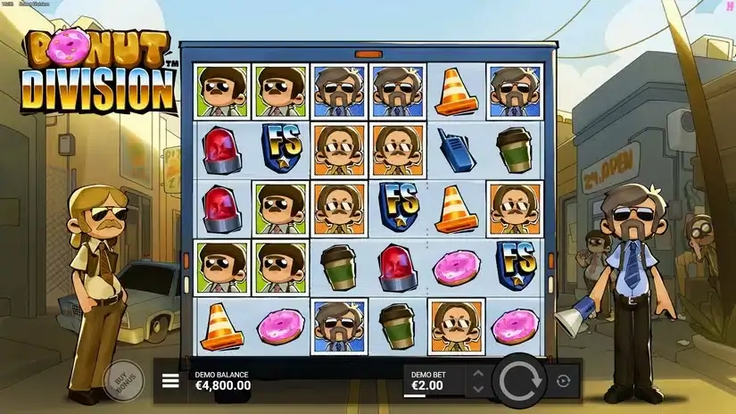 Donut Division slot screenshot 2