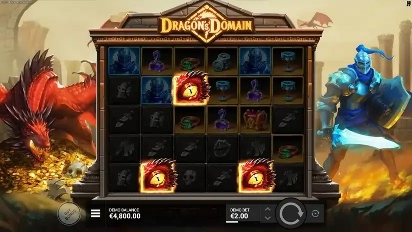 Dragon’s Domain slot screenshot 2
