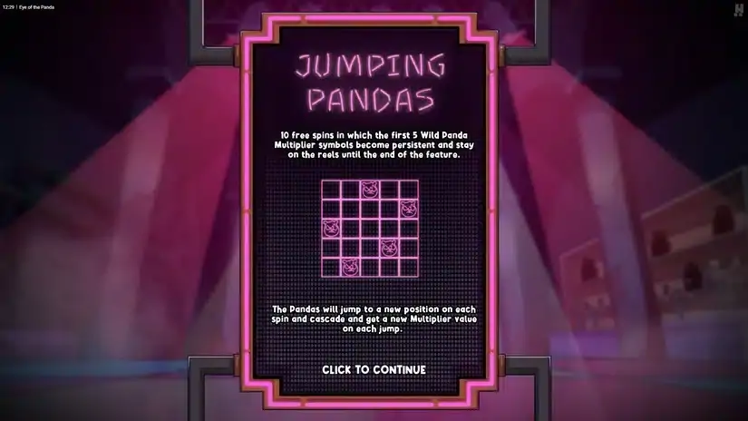 Eye of the Panda slot screenshot 3
