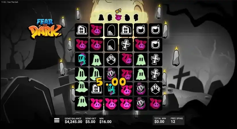 Fear the Dark slot screenshot 3