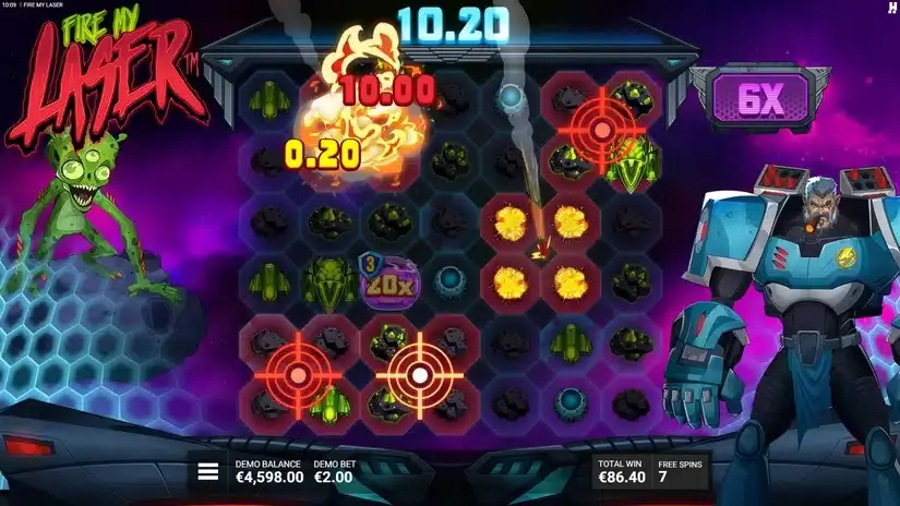 Fire My Laser slot screenshot 