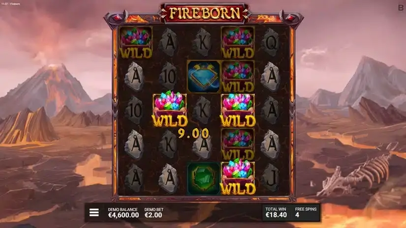 Fireborn slot screenshot 