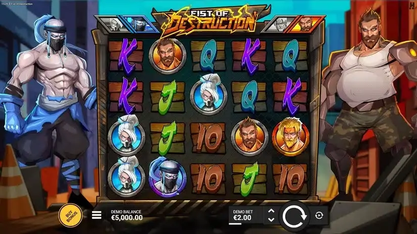 Fist of Destruction slot screenshot 