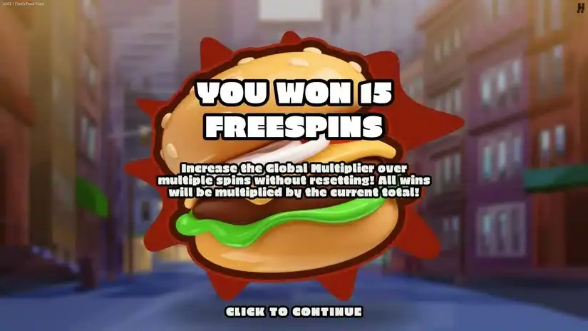 Fred’s Food Truck slot screenshot 3