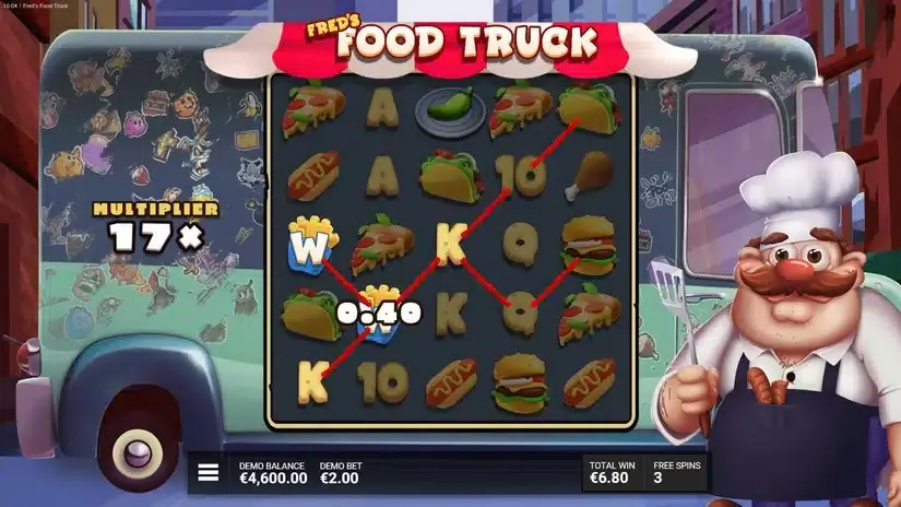 Fred’s Food Truck slot screenshot 