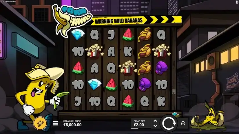 FRKN Bananas slot screenshot 