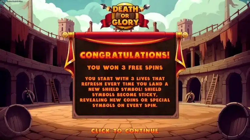 Gladius Death or Glory slot screenshot 4