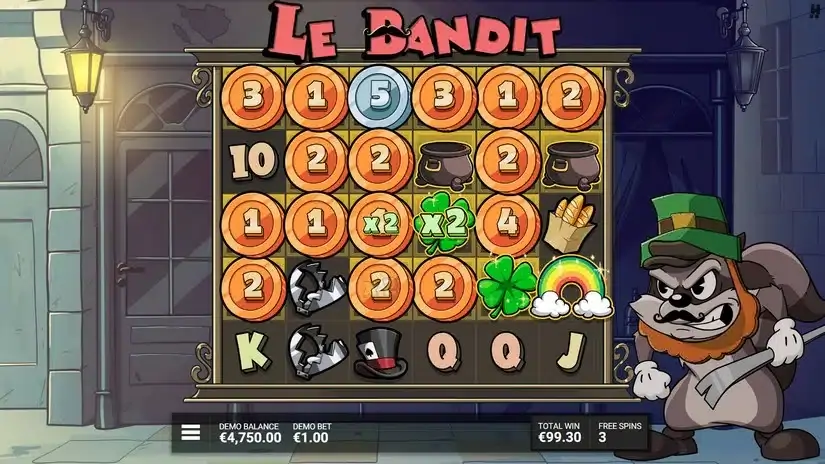 Le Bandit slot screenshot 