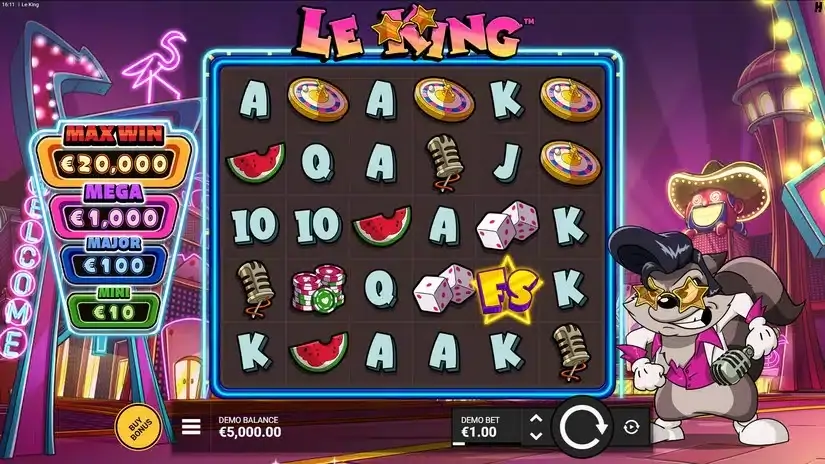 Le King slot screenshot 
