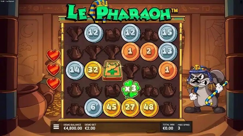 Le Pharaoh slot screenshot 