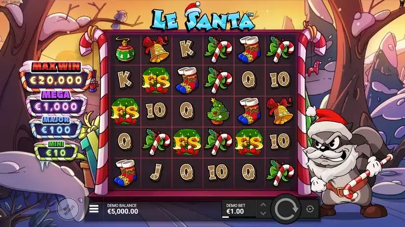 Le Santa slot screenshot 2