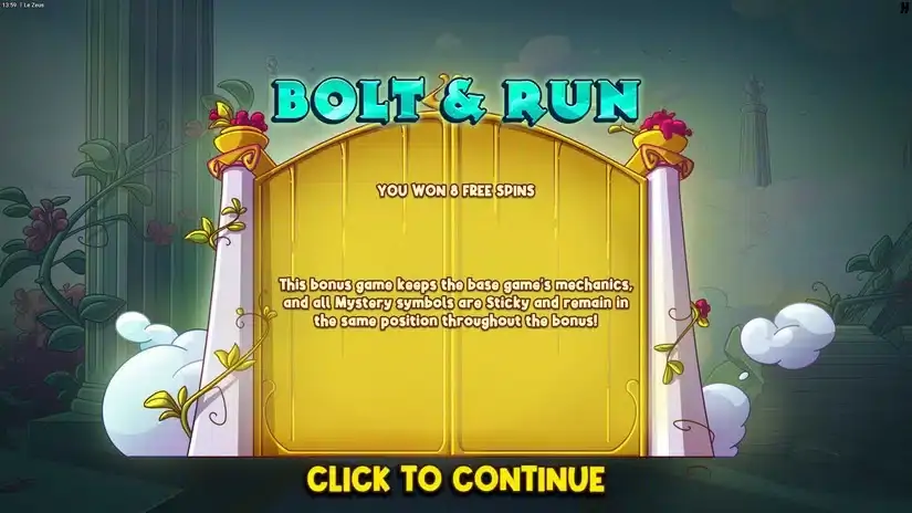 Le Zeus slot screenshot 3