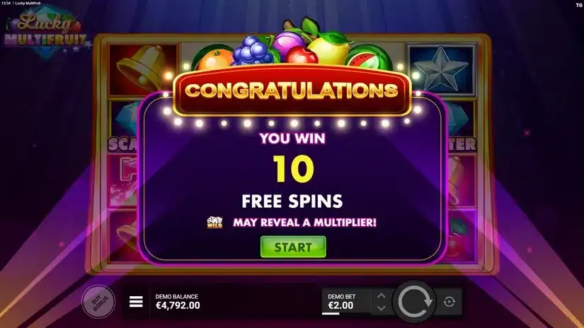 Lucky Multifruit slot screenshot 3