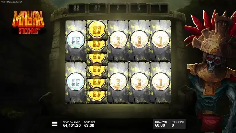 Mayan Stackways slot screenshot 5