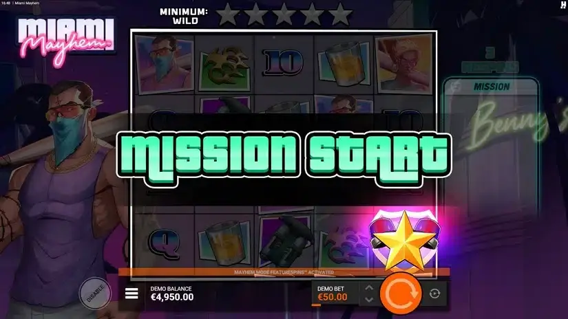 Miami Mayhem slot screenshot 2