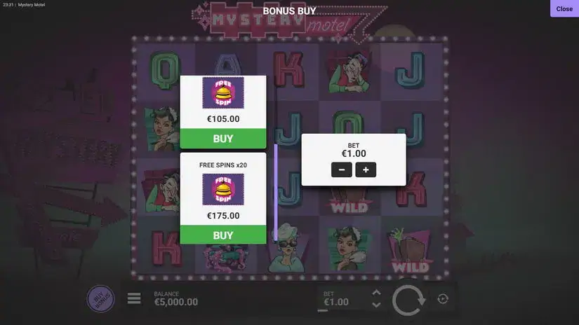 Mystery Motel slot screenshot 3