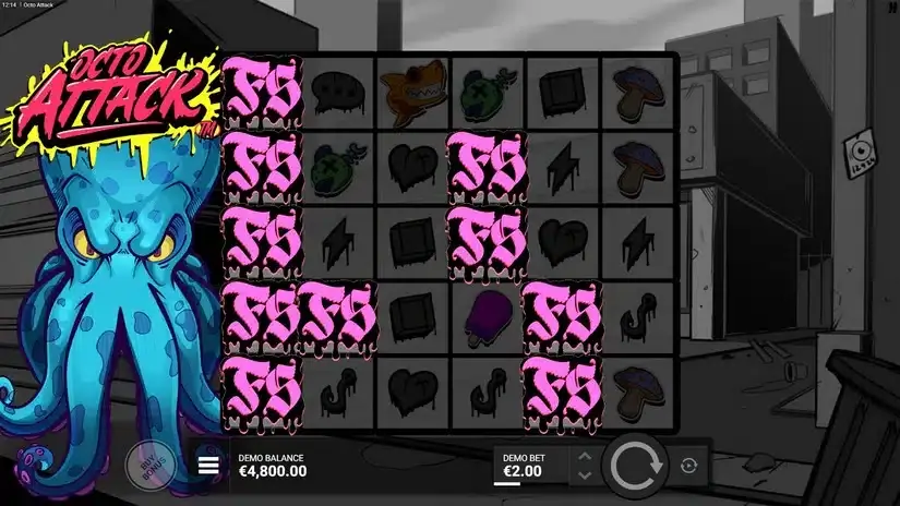 Octo Attack slot screenshot 2