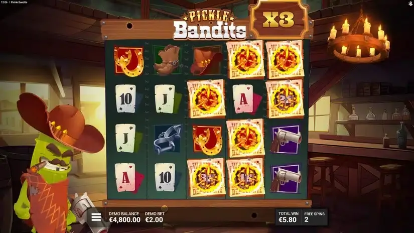 Pickle Bandits slot screenshot 3