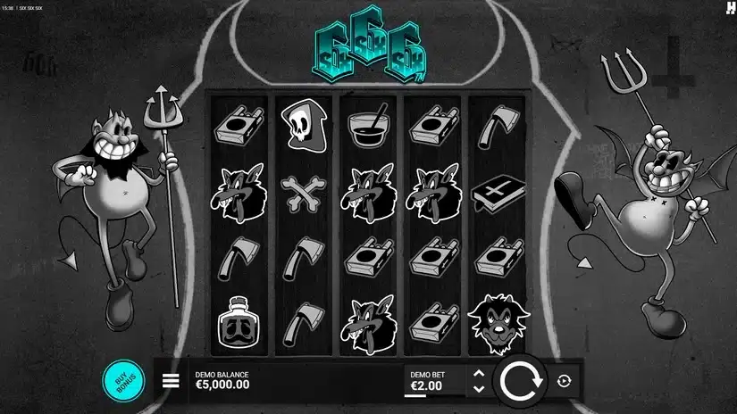 Six Six Six slot screenshot 