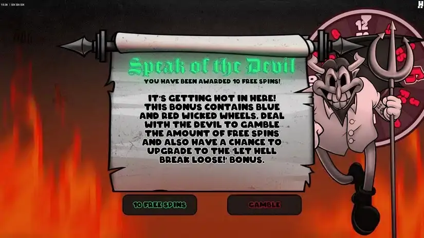 Six Six Six slot screenshot 3