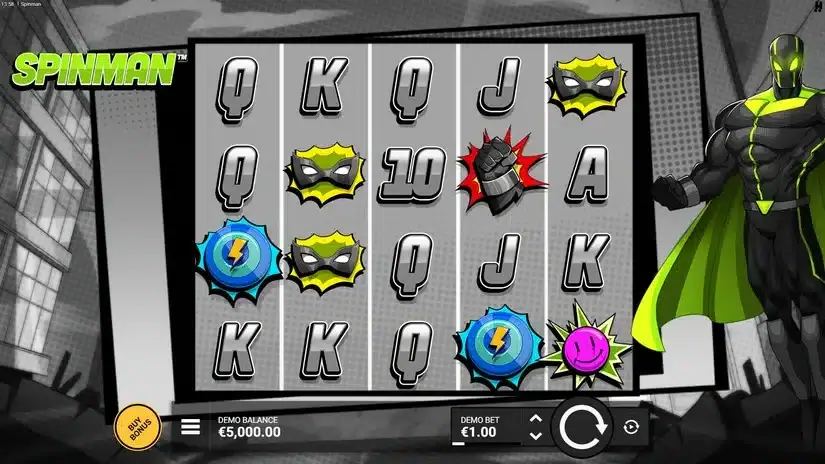 Spinman slot screenshot 