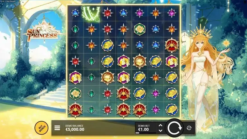 Sun Princess slot screenshot 