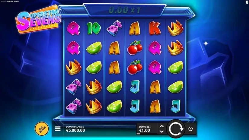 Superstar Sevens slot screenshot 1
