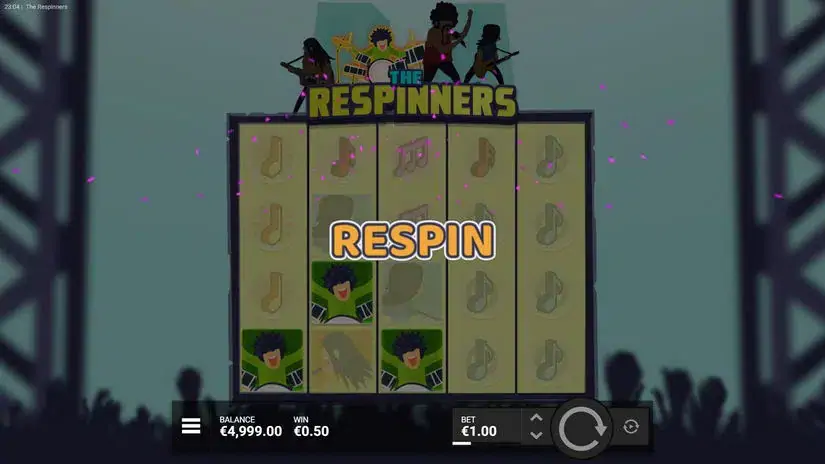 The Respinners slot screenshot 