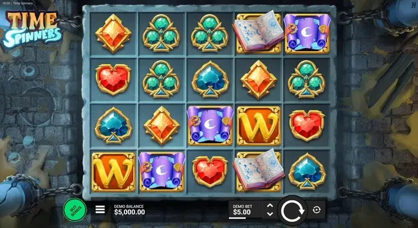 Time Spinners slot screenshot 