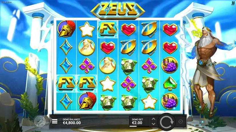 Ze Zeus slot screenshot 2
