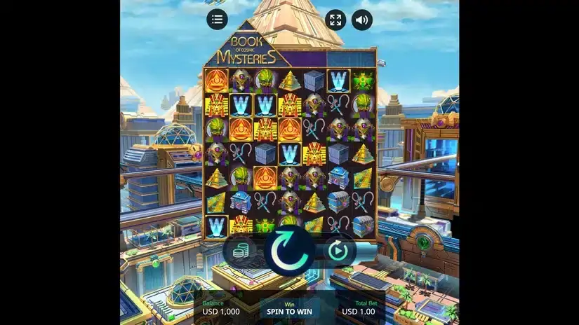 Book of Cosmic Mysteries slot screenshot 1
