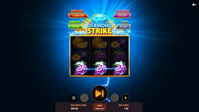 Diamond Strike slot screenshot 3