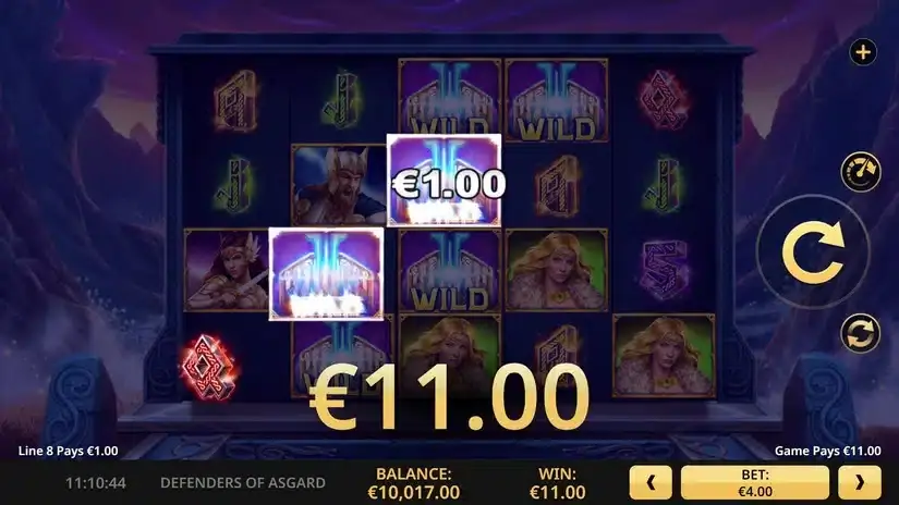 Defenders of Asgard slot screenshot 4